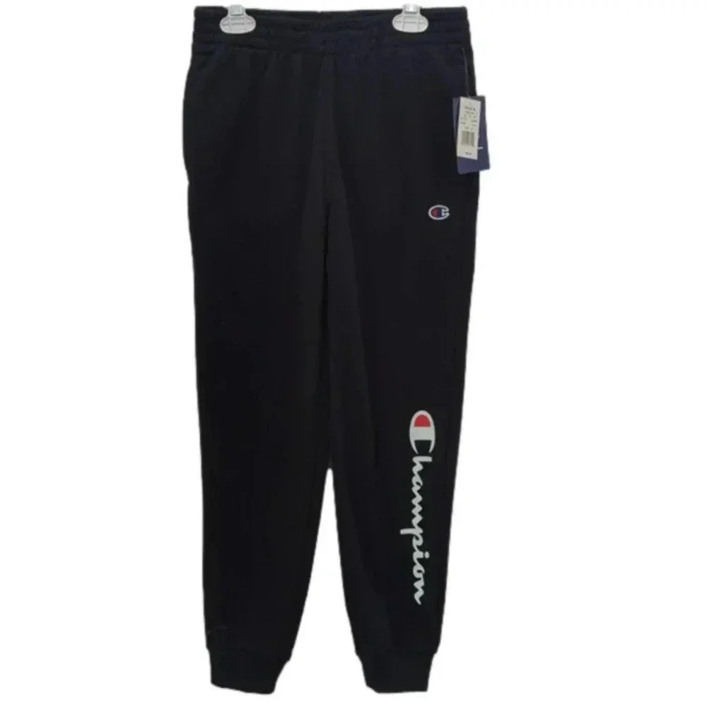 BOYS champion script fleece joggers
